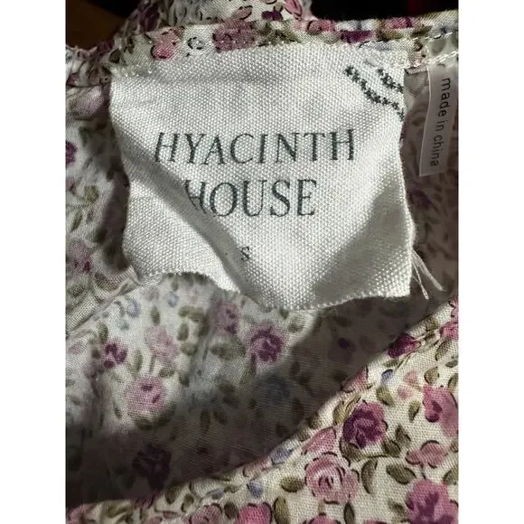 Tuckernuck Hyacinth House “Mia” Floral Puff Sleeve Blouse – S Bridgerton Regency - Picture 5 of 7